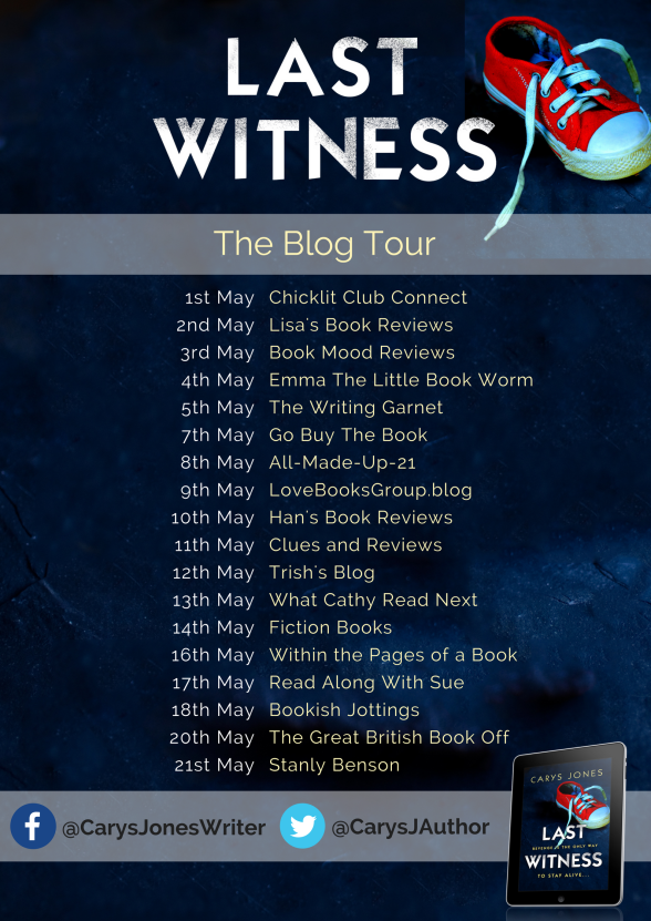 Last Witness Blog tour banner