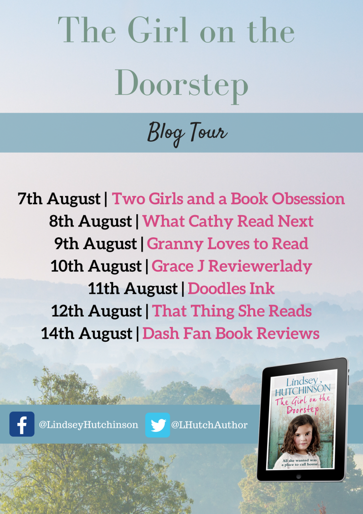 The Girl on the Doorstep Blog tour poster